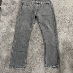 Men’s Gray Wash Levi’s Jean 36x32